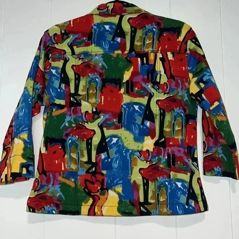 Kaktus Abstract Multicolor Jacket V3 - Picture 2 of 6